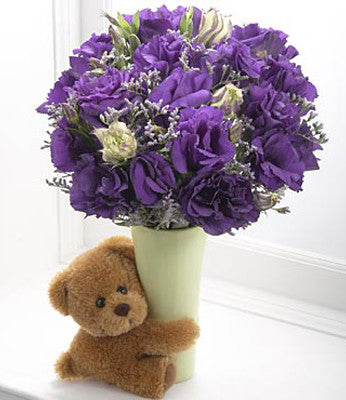 Cheerful Wishes Blooming Basket